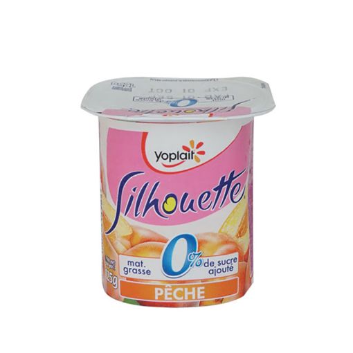 Picture of YOPLAIT SILHOUETTE 0% MATIERE GRASSE PECHE 125G