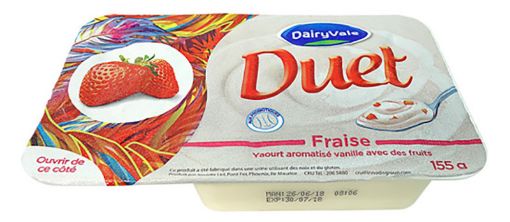 Picture of DAIRYVALE DUET FRAISE 155ML