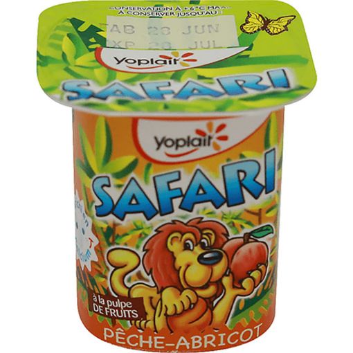 Picture of YOPLAIT SAFARI PECHE ABRICOT 115G