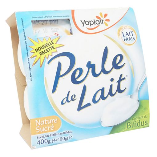 Picture of YOPLAIT PERLE DE LAIT 4 X 100ML