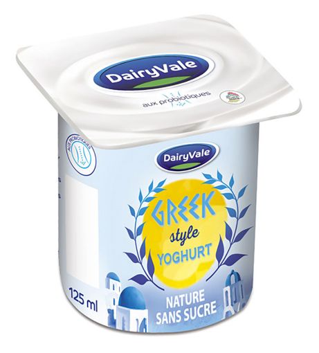 Picture of DAIRYVALE GREEK STYLE NATURE SANS SUCRE 125G