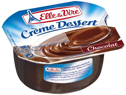 Picture of ELLE & VIRE CRÈME DESSERT CHOCOLAT 100G