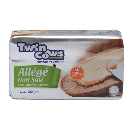 Picture of TWIN COW BUTTER UNSALTED 60% 200G