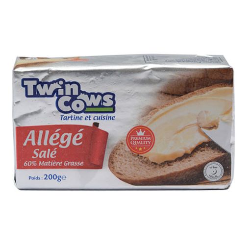 Picture of TWIN COW BUTTER SALTED 60% 200G