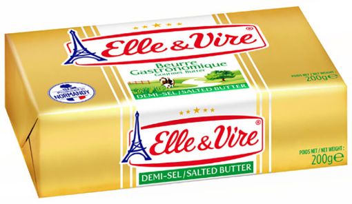 Picture of ELLE & VIRE BEURRE CLASSIQUE DEMI SEL 200G