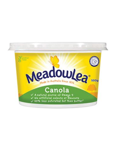 Picture of MEADOW LEA CANOLA TUB 500G