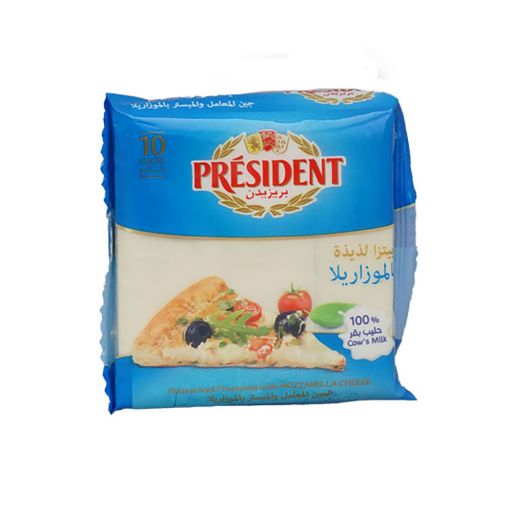 Picture of PRESIDENT MOZZARELA CHEDDAR 200G