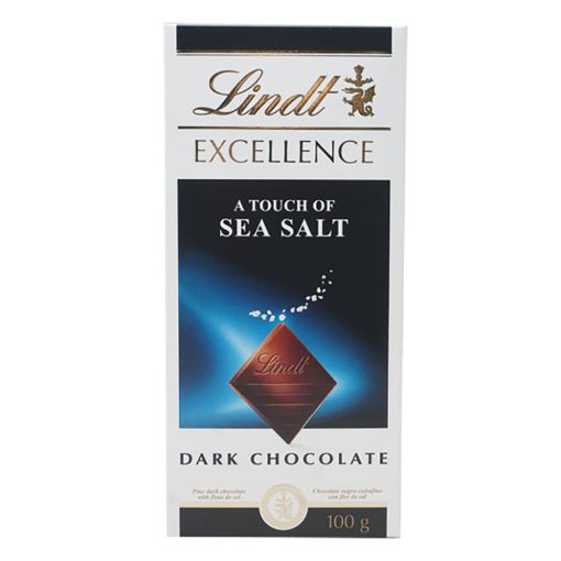 Picture of LINDT EXCELLENCE SEA SALT DARK CHOCOLATE 100G