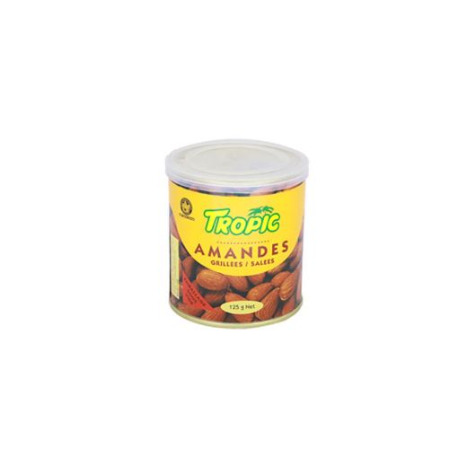 Picture of TROPIC ROASTED ALMOND NUTS IN CANS 125G