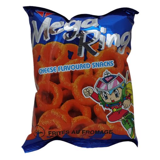 Picture of MEGA RING CHEESE FLAVOURED SNACKS 60G