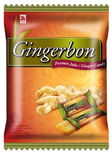 Picture of GINGERBON ORIGINAL CANDY 125G