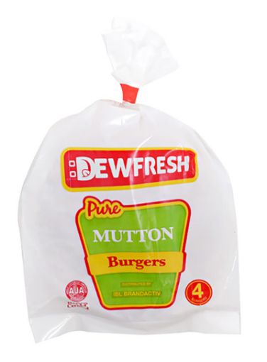 Picture of DEWFRESH MUTTON BURGERS X4 200G