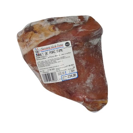 Picture of CHARCUTERIE ISLE DE FRANCE JARRET PORC FUME CRU