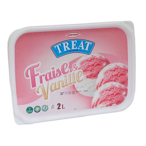 Picture of DAIRYMAID TREAT ICE CREAM VANILLE 1.8L