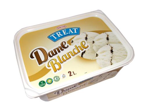 Picture of DAIRYMAID TREAT ICE CREAM DAME BLANCHE 1.8L