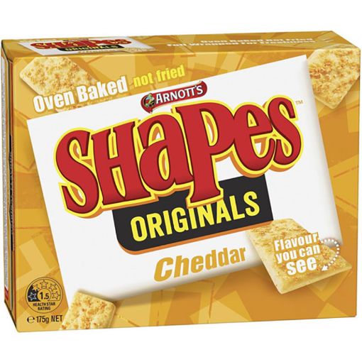 Picture of SHAPES CHEDDAR 175G