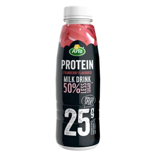 Picture of ARLA PROTEIN MILK STRAWBERRY 482ML