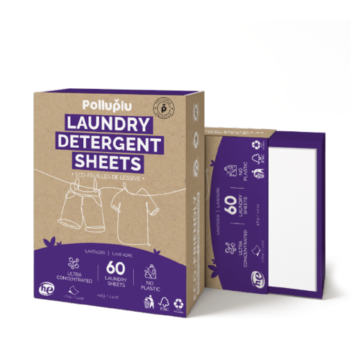 Picture of POLLUPLU ECO LAUNDRY SHEET X60 LAVENDER