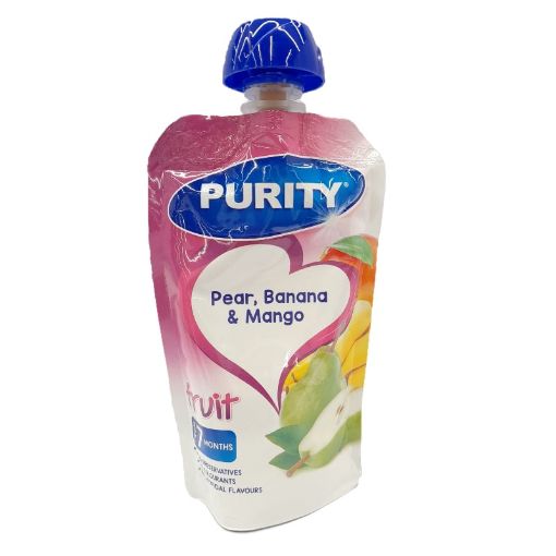 Picture of PURITY POUCH  PEAR BANANA MANGO 110ML