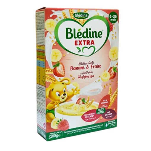 Picture of BLEDINA BLEDINE EXTRA LACTE BANANE FRAISE 200G