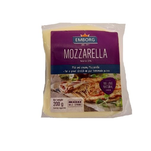 Picture of EMBORG PORTION CHEESE MOZZARELLA 200G