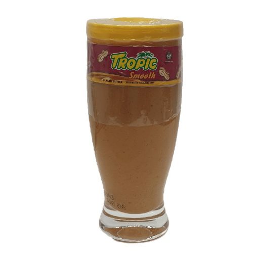 Picture of TROPIC SMOOTH PEANUT BUTTER IN GLASS JAR 325G