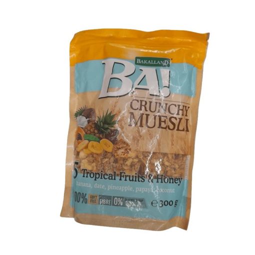 Picture of BA    CRUNCHY MUESLI 5 TROPICAL FRUITS 300G