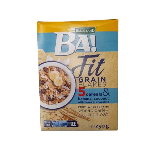 Picture of BA    FIT GRAIN FLAKES COCONUT   BANANA 250G